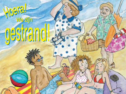 Hoera! we zijn gestrand!