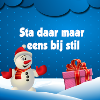 Sta daar maar eens bij stil