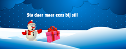 Sta daar maar eens bij stil