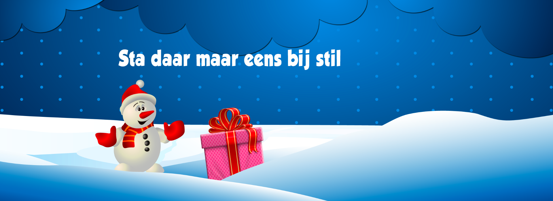 Sta daar maar eens bij stil