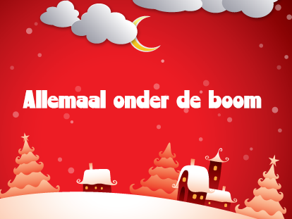 Allemaal onder de boom