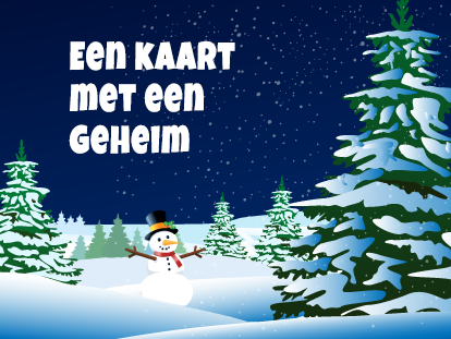 Een kaart met een geheim