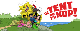 De tent op z'n kop!